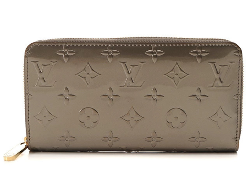 LOUIS VUITTON Zippy Wallet Long Vernis Metallized